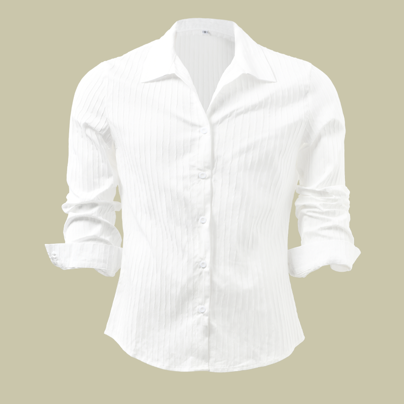 Fabian | Herren Gerippt Slim Fit Knopfhemd