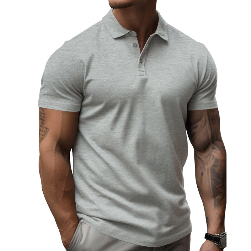 David | Herren Sportliche Passform Kurzarm Polo-Shirt