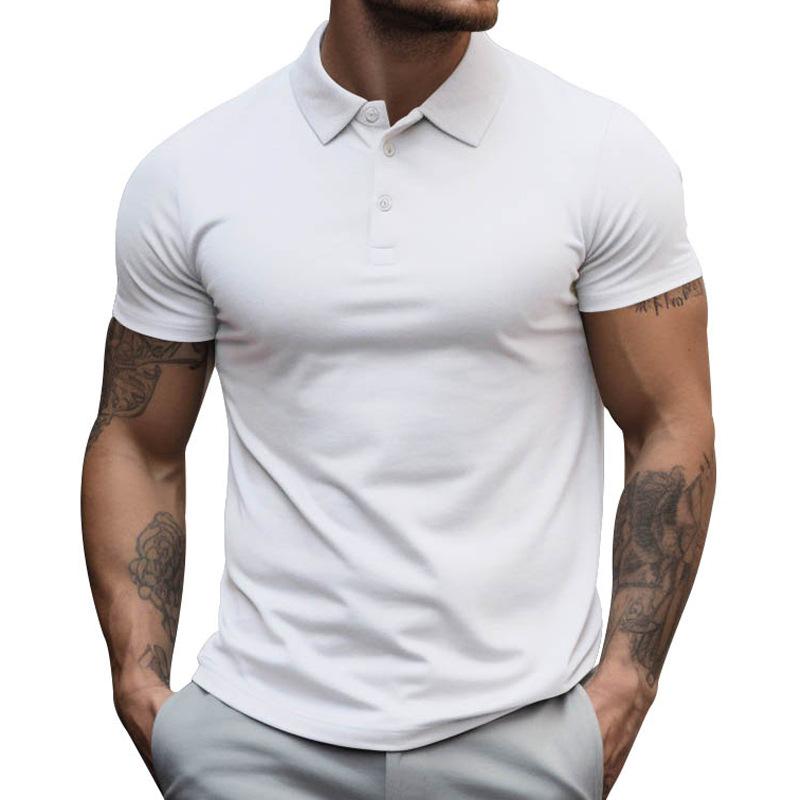 David | Herren Sportliche Passform Kurzarm Polo-Shirt