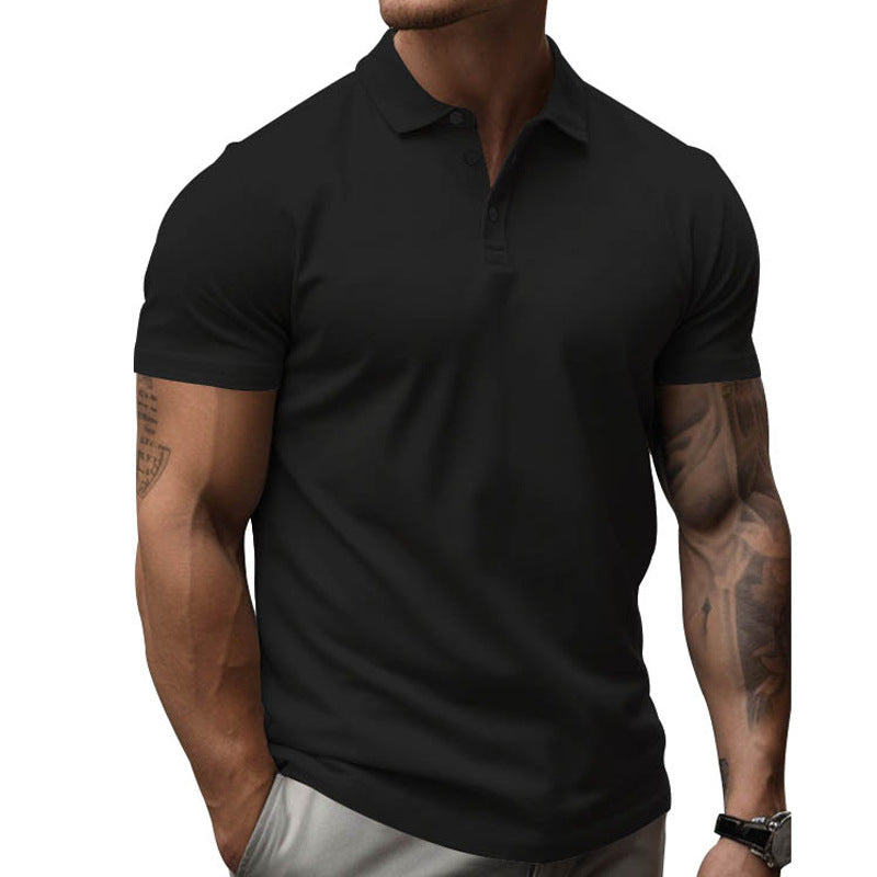 David | Herren Sportliche Passform Kurzarm Polo-Shirt