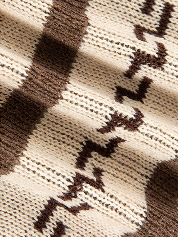 Jakob | Herren Frühling Strickjacke mit Schalkragen und Muster