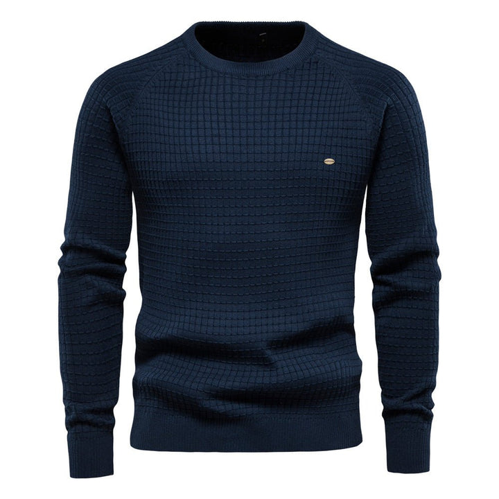Oliver | Herren Strukturierter Winterpullover mit langen Ärmeln