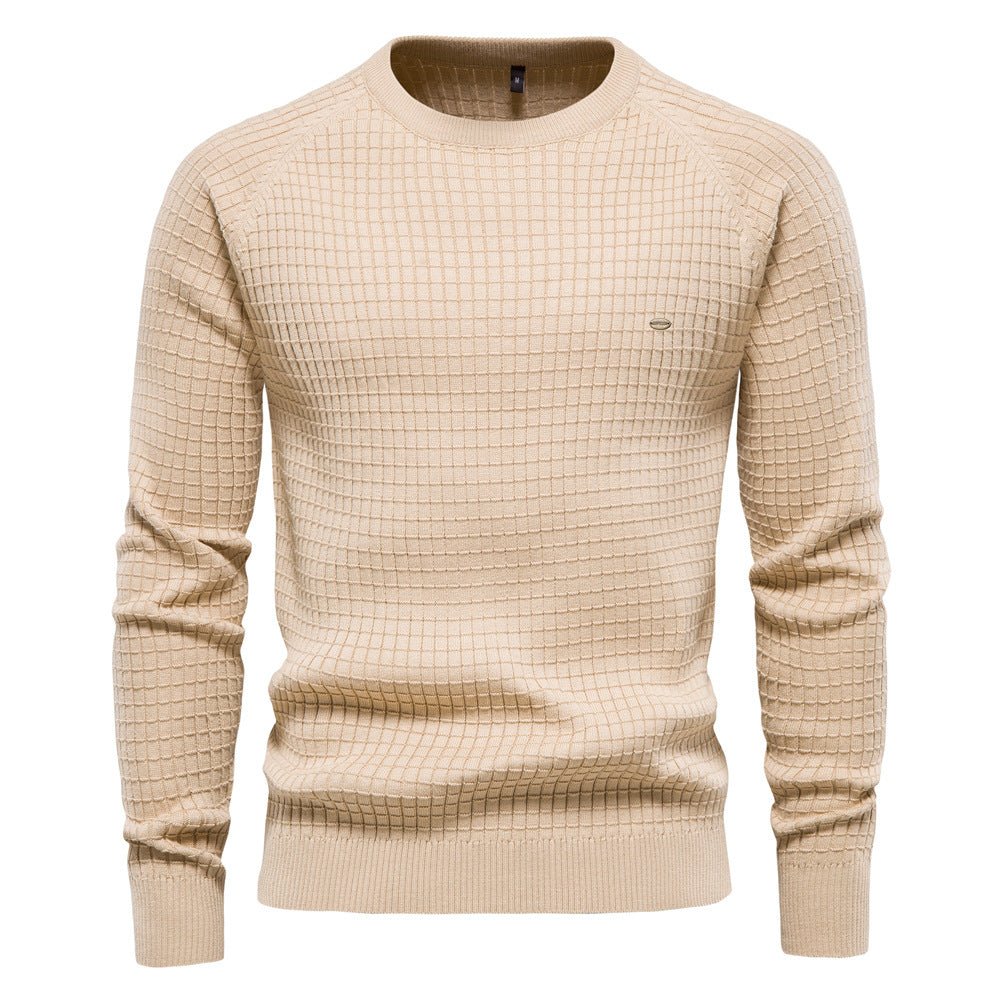 Oliver | Herren Strukturierter Winterpullover mit langen Ärmeln
