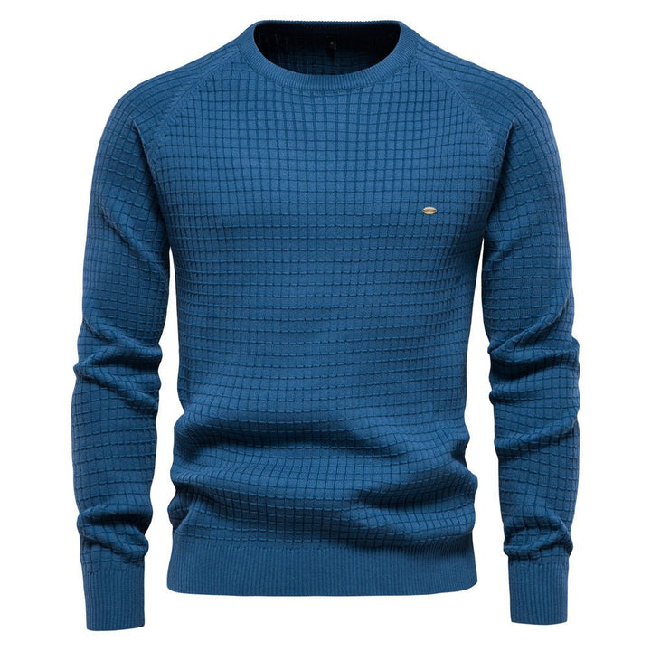 Oliver | Herren Strukturierter Winterpullover mit langen Ärmeln