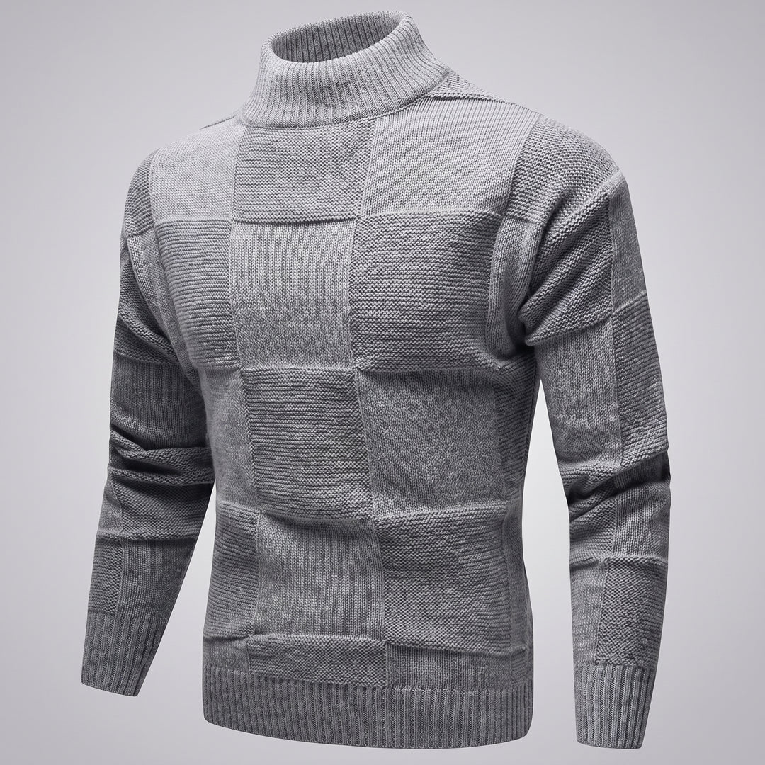 Andreas | Herren Frühlings Figurbetonter Rollkragenpullover