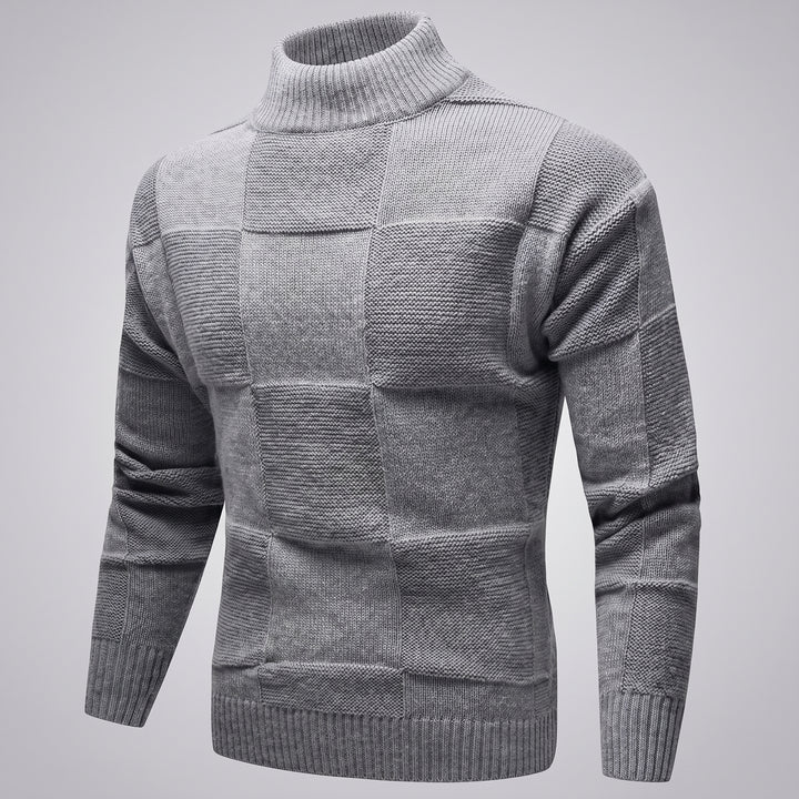 Andreas | Herren Frühlings Figurbetonter Rollkragenpullover