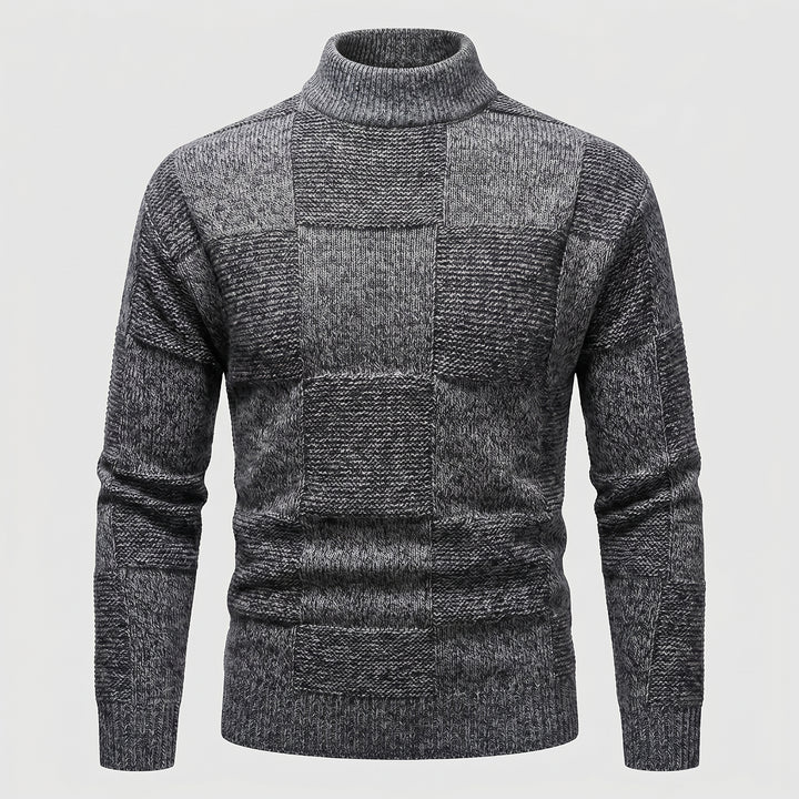 Andreas | Herren Frühlings Figurbetonter Rollkragenpullover