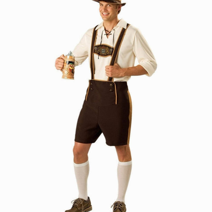 Oktoberfest Trachten-Set Lederhose Herren Dirndl Damen bayerisches Kostüm