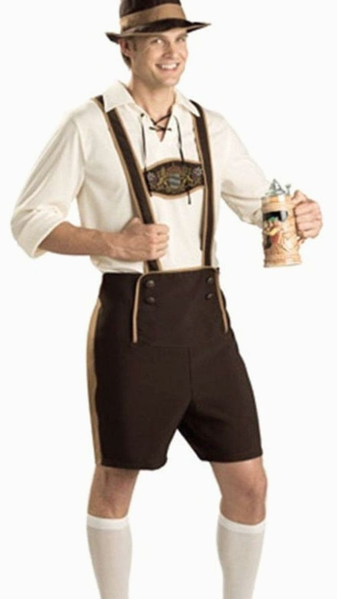 Oktoberfest Trachten-Set Lederhose Herren Dirndl Damen bayerisches Kostüm