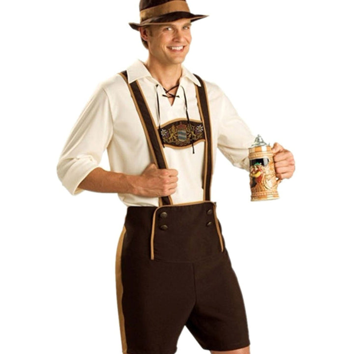 Oktoberfest Trachten-Set Lederhose Herren Dirndl Damen bayerisches Kostüm