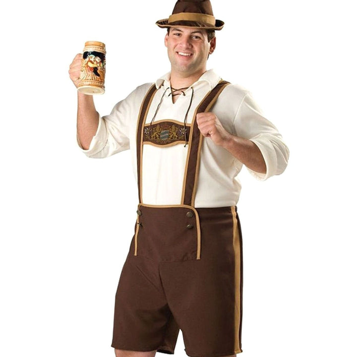 Oktoberfest Trachten-Set Lederhose Herren Dirndl Damen bayerisches Kostüm