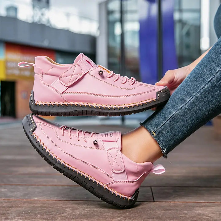 Andrea | Damen Orthopädische Klettverschluss Casual Sneakers