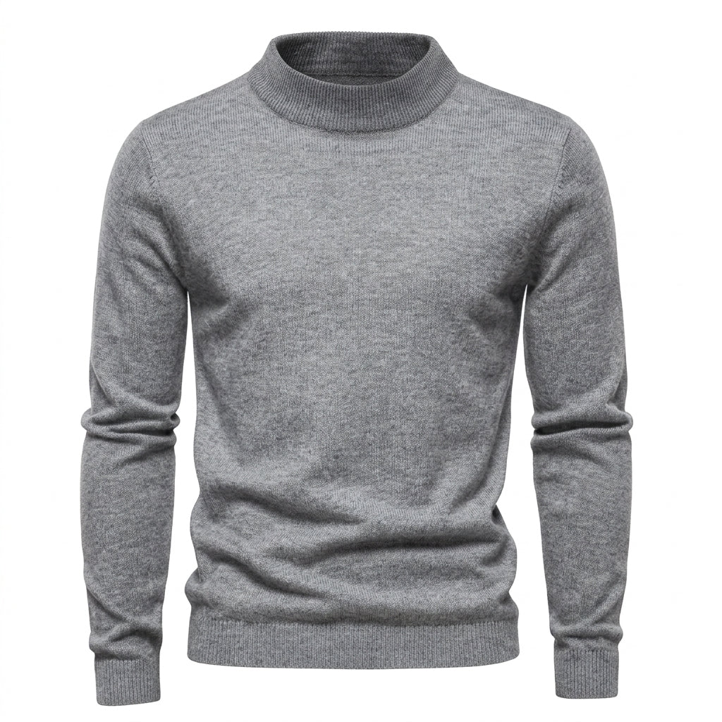 Alexander | Herren Frühlings Slim-Fit Rollkragenpullover