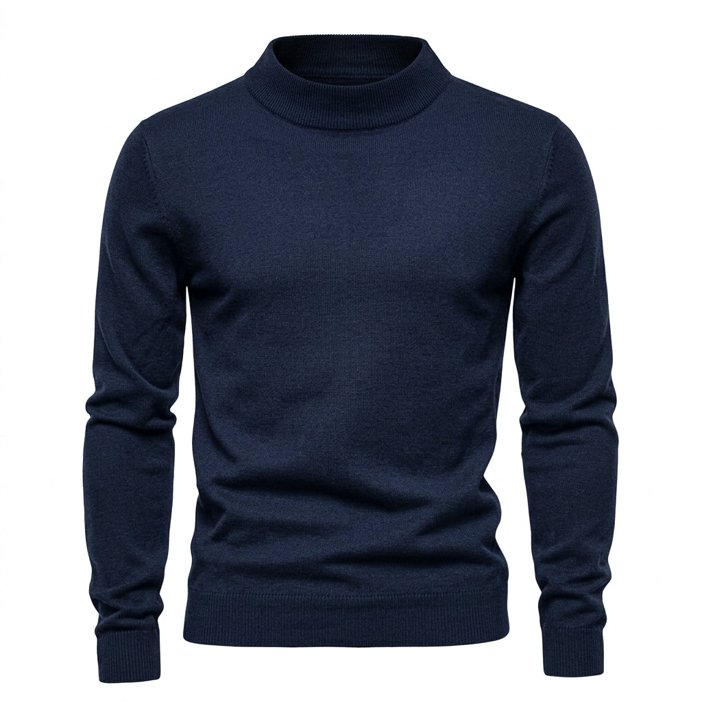 Alexander | Herren Frühlings Slim-Fit Rollkragenpullover