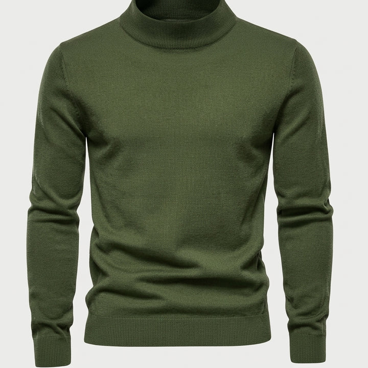 Alexander | Herren Frühlings Slim-Fit Rollkragenpullover