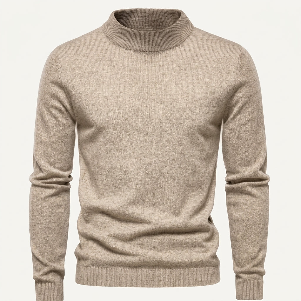 Alexander | Herren Frühlings Slim-Fit Rollkragenpullover