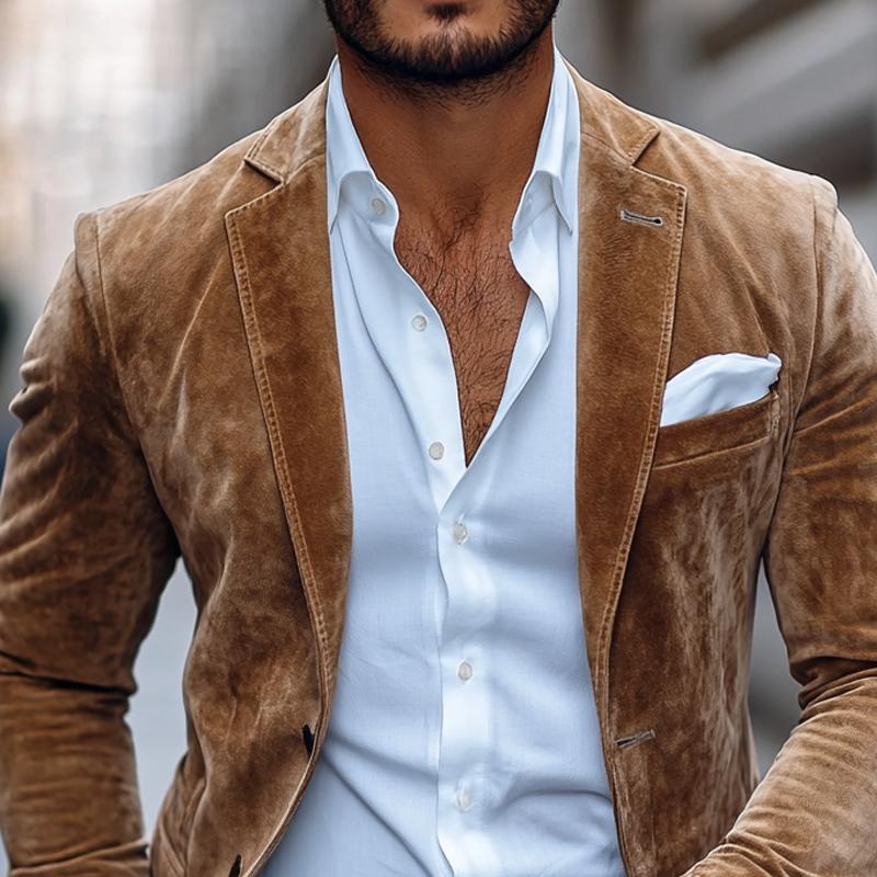 Gunnar | Herren Maßgeschneiderte Smart-Casual Jacke aus Wildleder