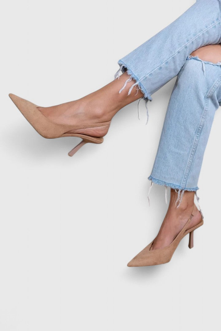 Karin | Damen Elegante Spitz-Toe Pumps