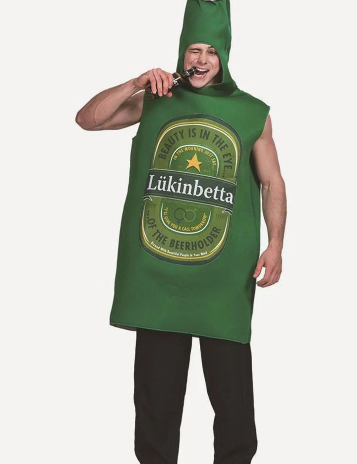 Unisex Fass-Kostüm Holzoptik Karneval Oktoberfest Verkleidung