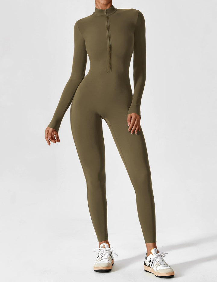 Katharina | Damen Sommer Langarm Set Mit Reißverschluss