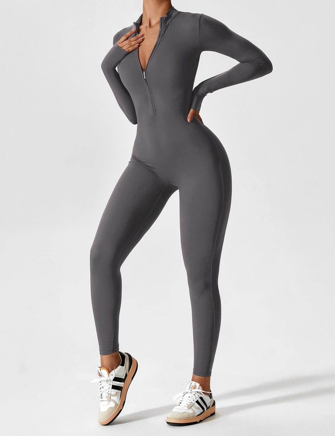 Katharina | Damen Sommer Langarm Set Mit Reißverschluss