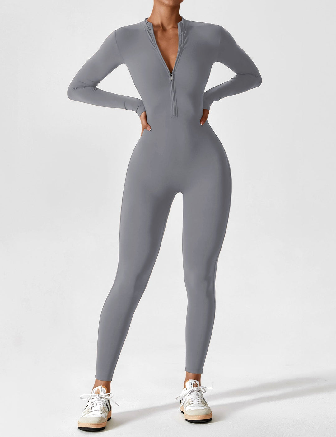 Katharina | Damen Sommer Langarm Set Mit Reißverschluss