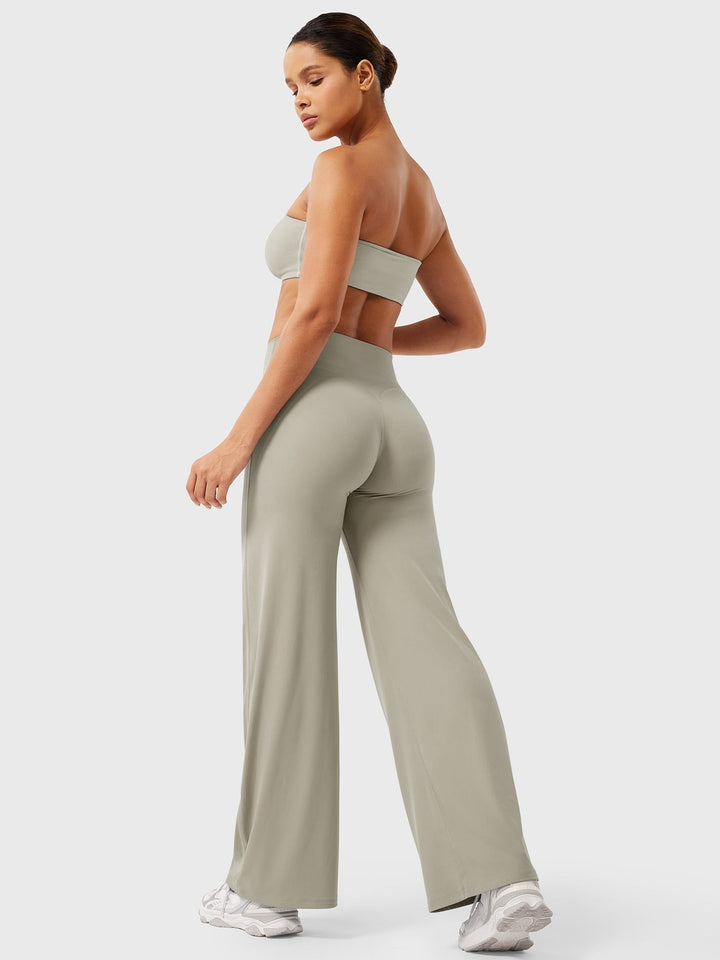 Doris | Damen Sommer Schlaghose Mit Hoher Taille