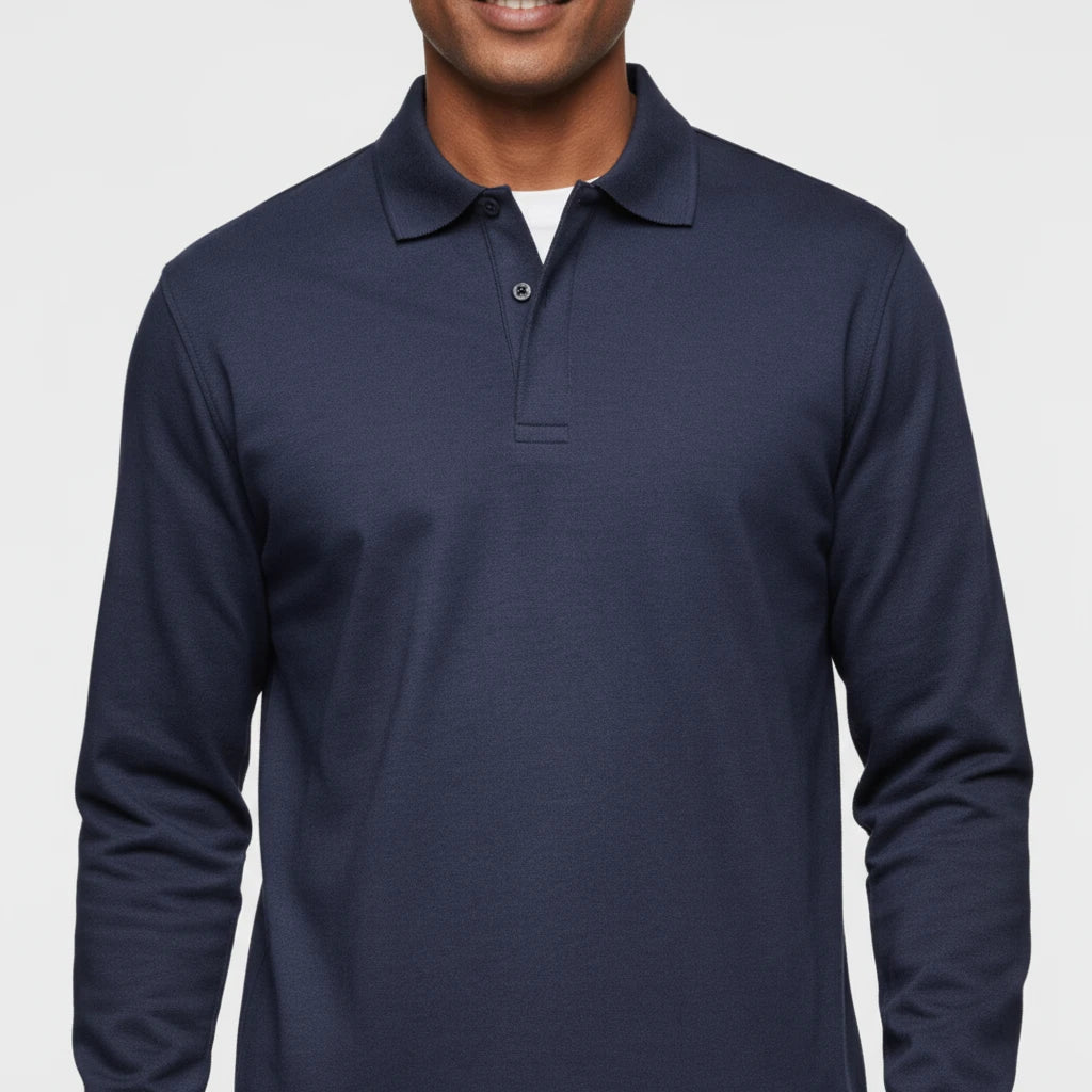 Bernd | Herren Klassisches Langarm Polohemd